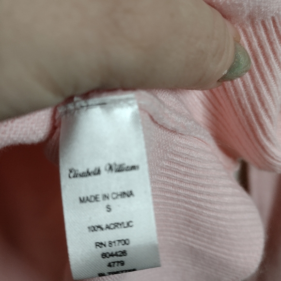 Elisabeth Williams Cashmere-Like Long-Sleeve Sweater - Picture 4 of 5